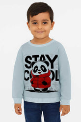 Stay Cool Panda Perfect Winter Fleece Sweatshirts For Kids